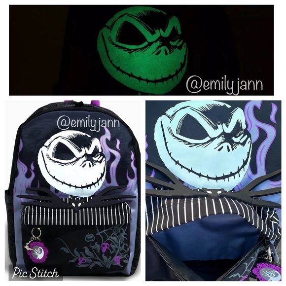 The Nightmare♠️Before Christmas Glow in the Dark Backpack - Picture 1 of 13
